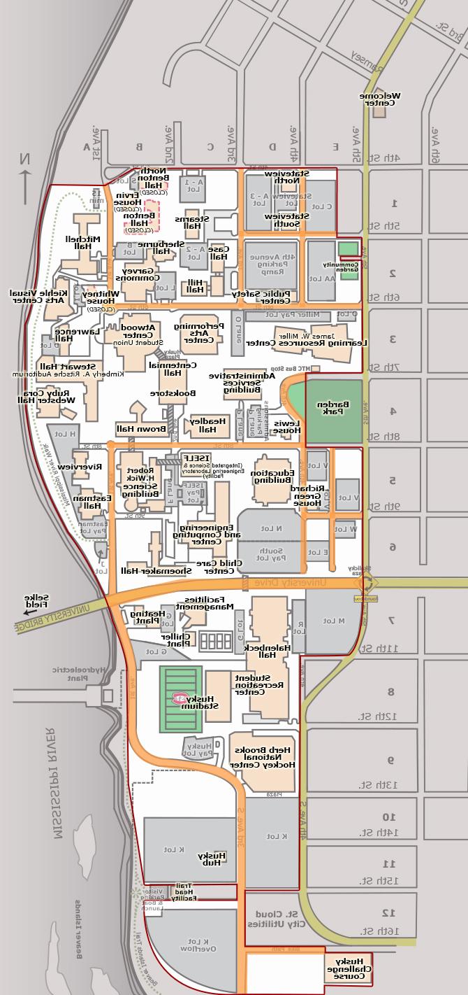 Campus map - Campus Boundary